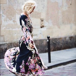 Spell and the gypsy collective blue skies wrap dress